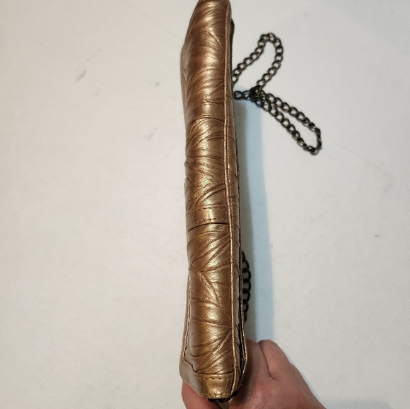 Vintage Jessica McClintock Dark Gold Shoulder Bag, EUC - Picture 9 of 14